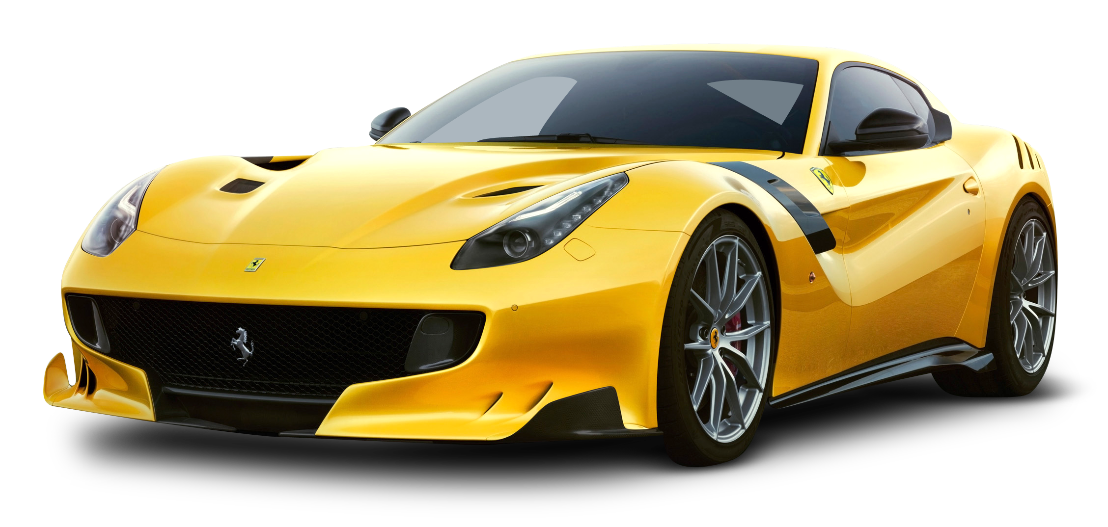 Ferrari Yellow Superfast Transparent PNG Image