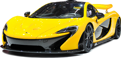 Ferrari Yellow Transparent PNG Image