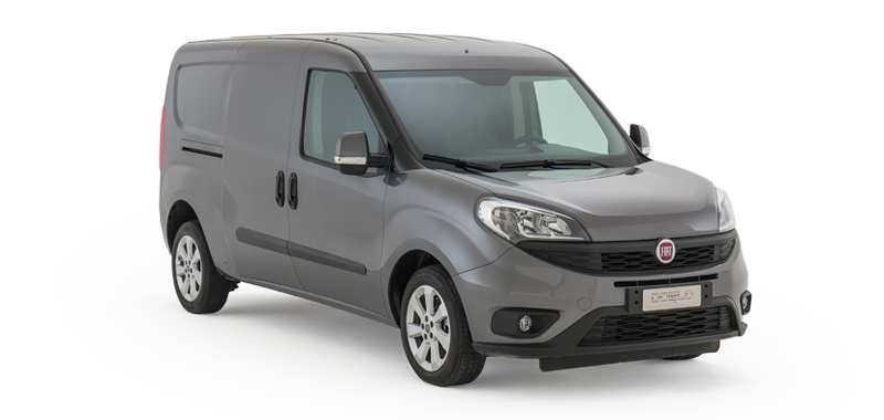 Fiat Van Grey Doblo Transparent PNG Image