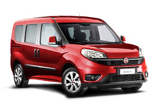 Fiat Van Doblo Red Transparent PNG Image