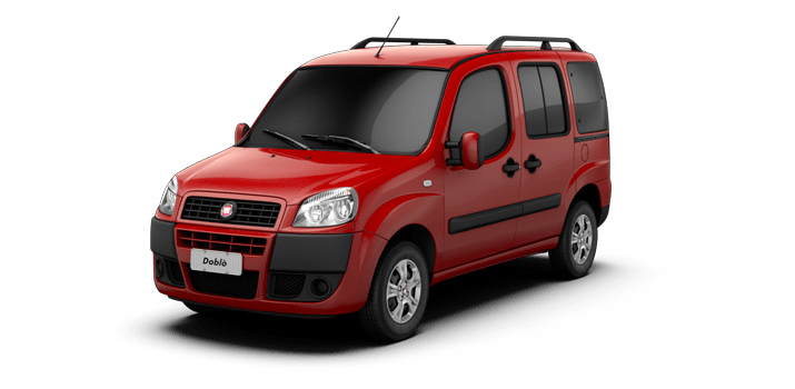 Fiat Van Doblo Red Transparent PNG Image