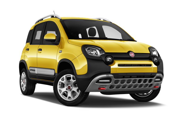 Fiat Panda Yellow Transparent PNG Image