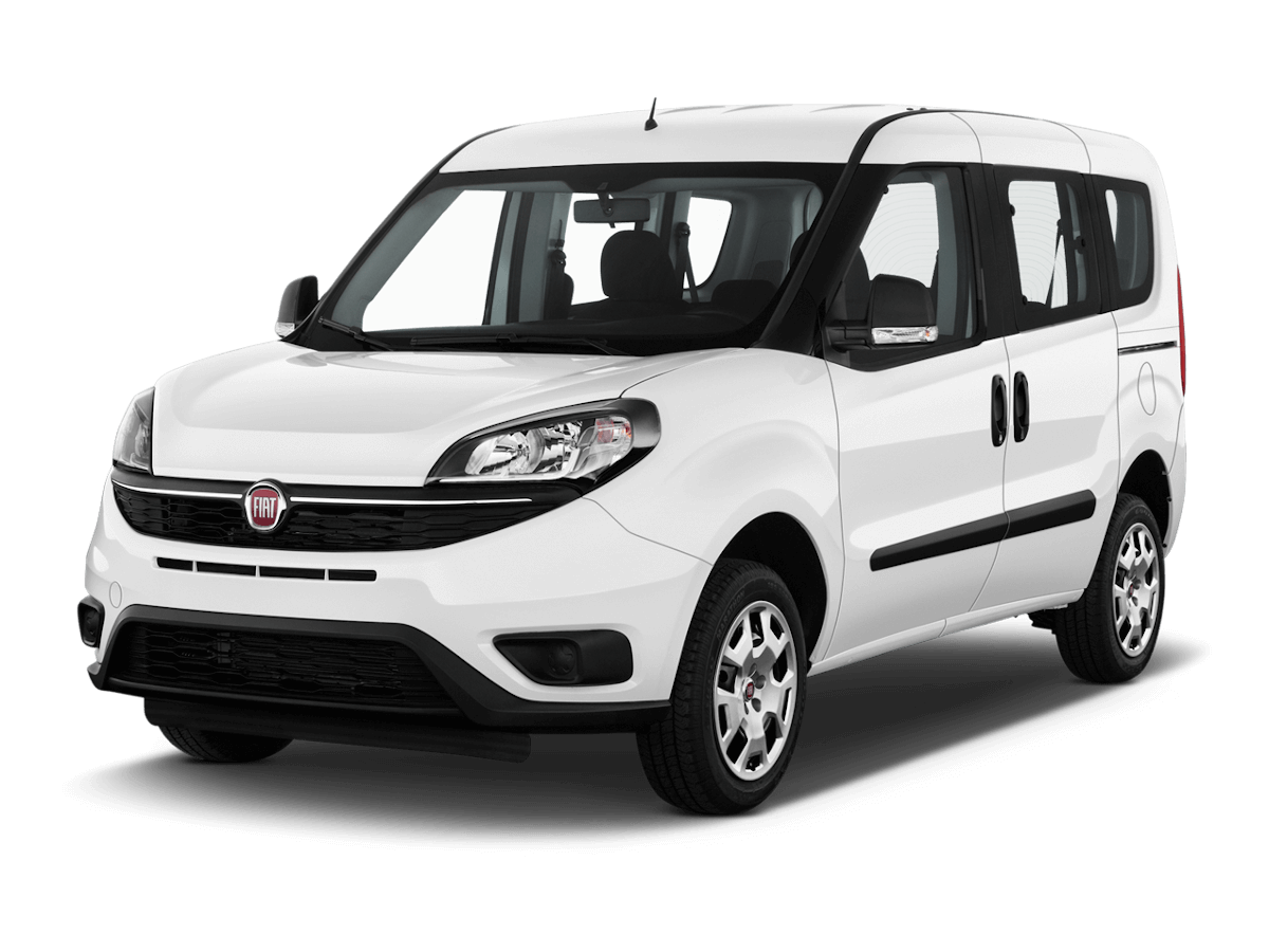 Fiat White Van Doblo Transparent PNG Image