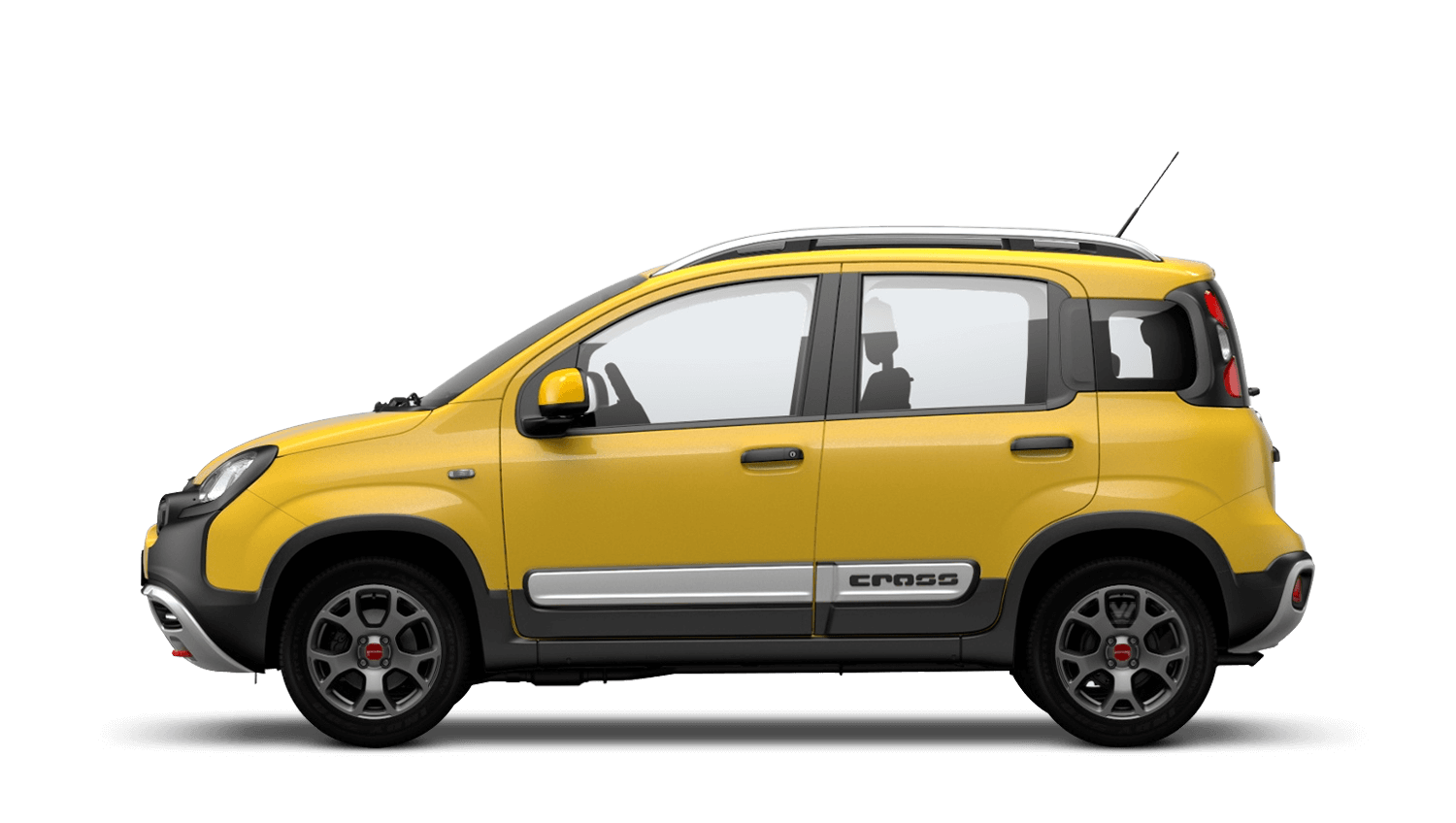 Fiat Panda Yellow Transparent PNG Image
