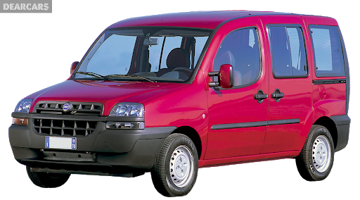Fiat Van Doblo Red Transparent PNG Image
