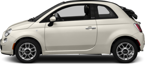 Fiat White Classic Transparent PNG Image