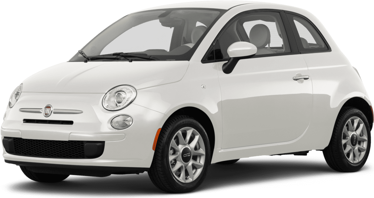 Fiat White Classic Transparent PNG Image