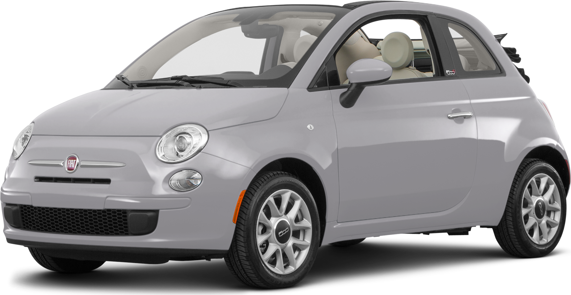 Fiat White Classic Transparent PNG Image