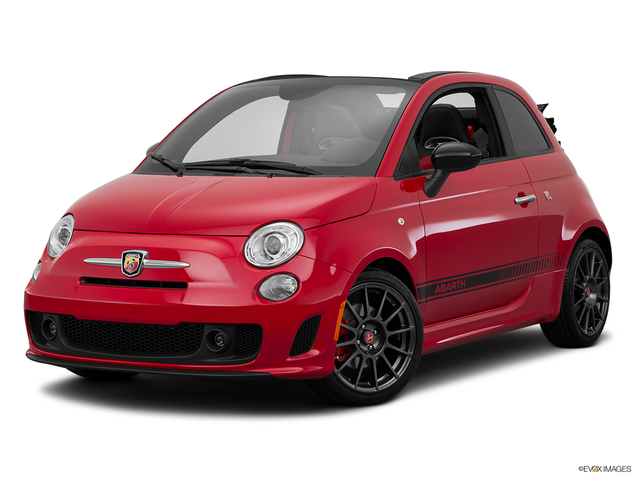 Front Fiat Red View Transparent PNG Image