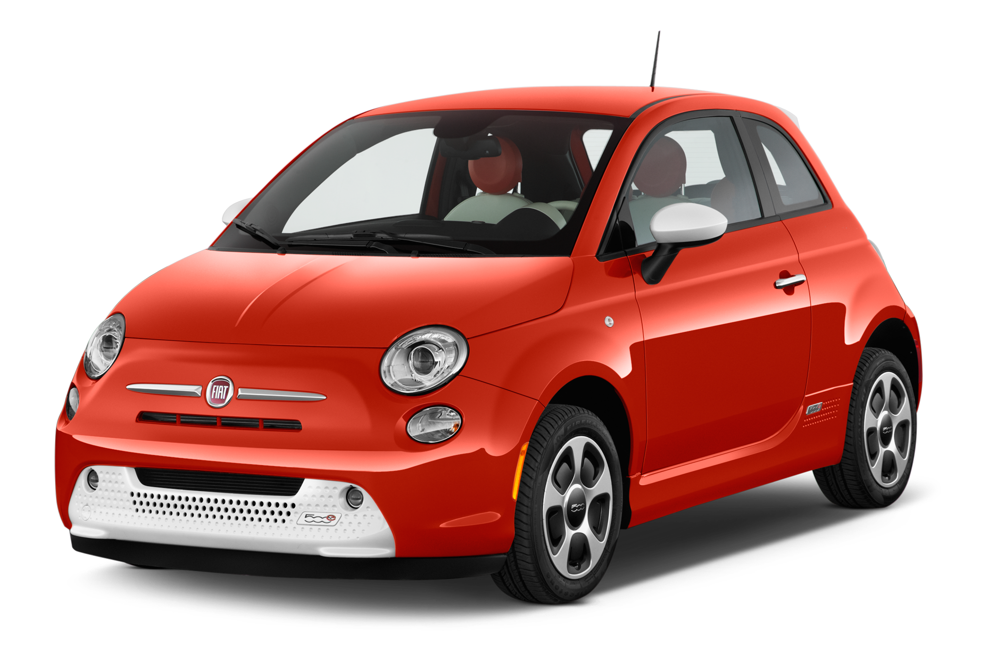 Front Fiat Red View Transparent PNG Image