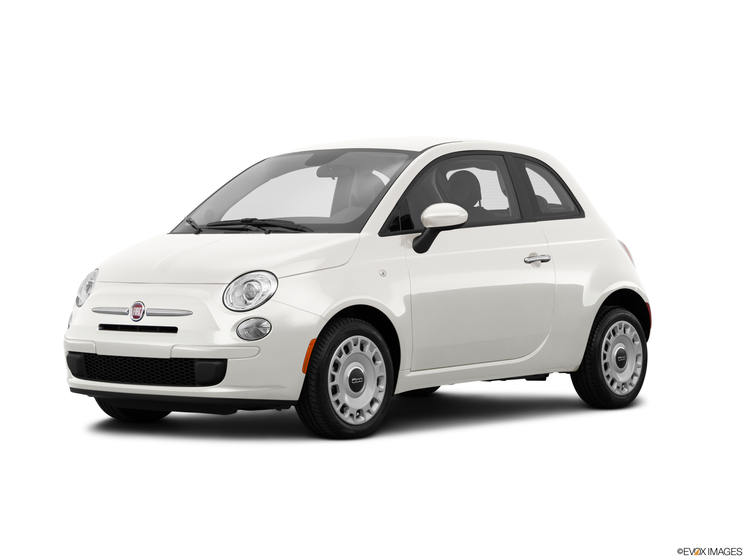 Fiat White Side View Transparent PNG Image