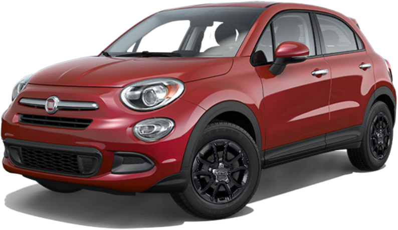 Fiat Red Superfast Transparent PNG Image
