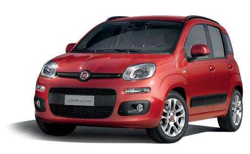 Fiat Red Superfast Transparent PNG Image