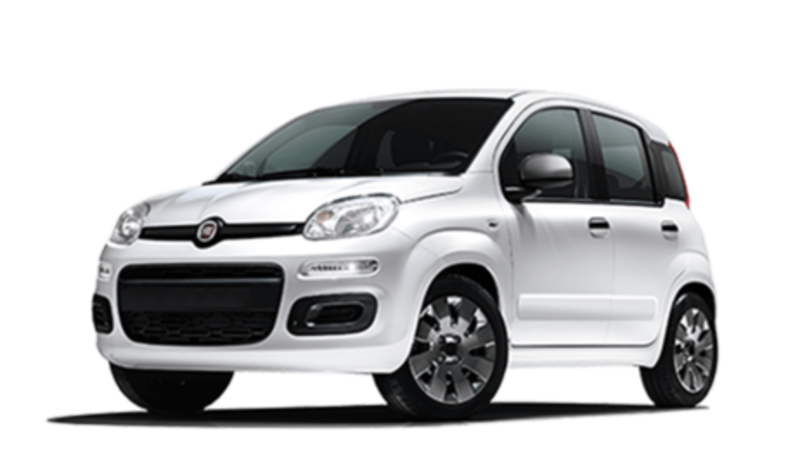 Fiat White Panda Transparent PNG Image