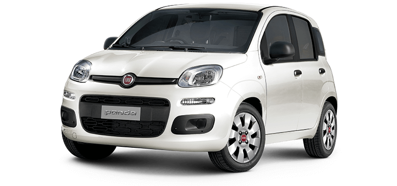 Fiat White Panda Transparent PNG Image
