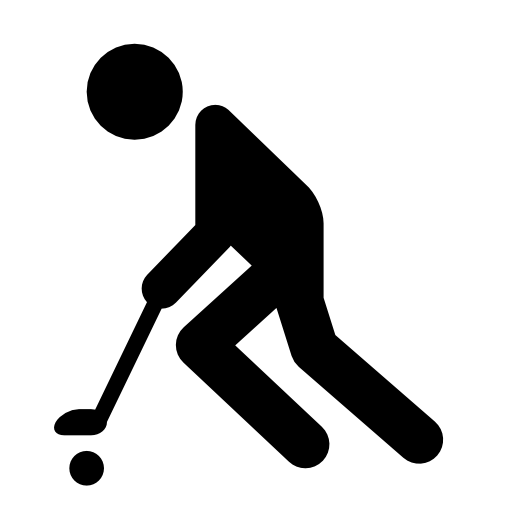 Silhouette Hockey Transparent PNG Image