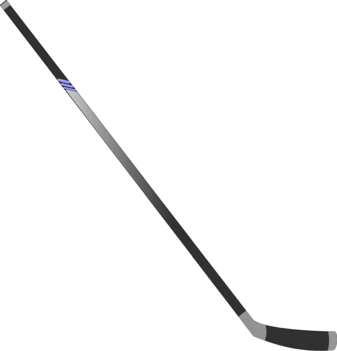 Vector Hockey Stick Transparent PNG Image
