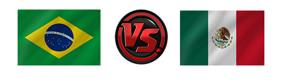 Fifa World Cup 2018 Brazil Vs Mexico Transparent PNG Image