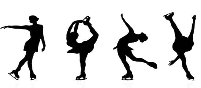 Dance Skating Silhouette Figure Transparent PNG Image