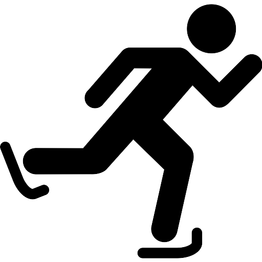 Skating Silhouette Figure Transparent PNG Image
