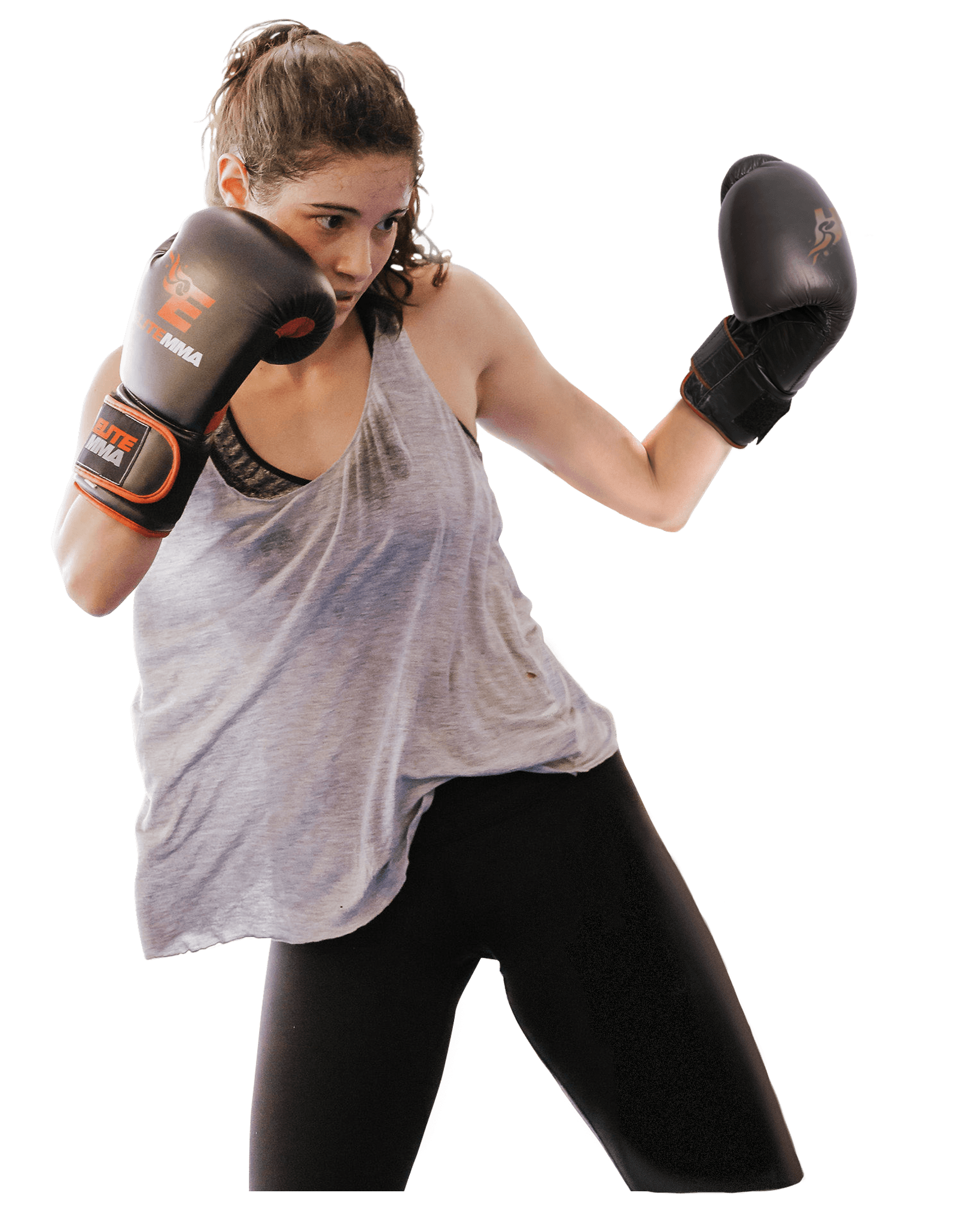 Woman Boxer Fighter Transparent PNG Image