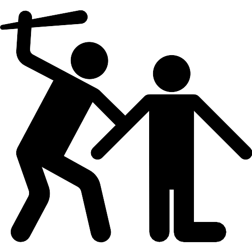 Silhouette Fighting Transparent PNG Image