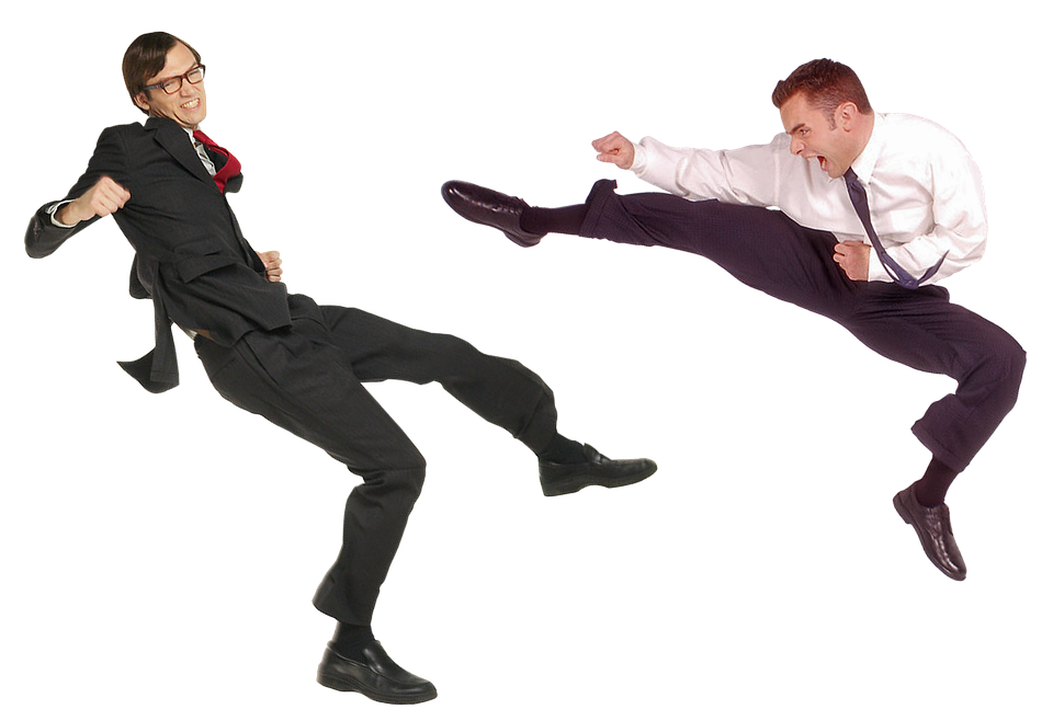 Business Fight Transparent PNG Image