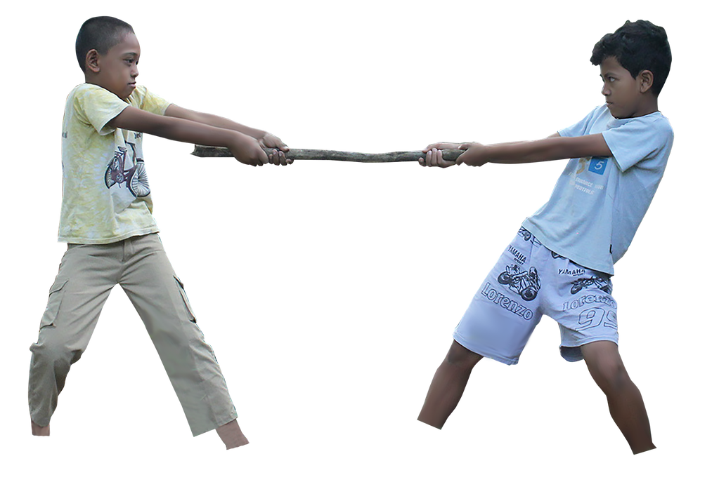Boys Fight Transparent PNG Image