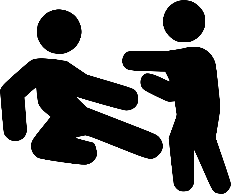 Black Fighting Transparent PNG Image