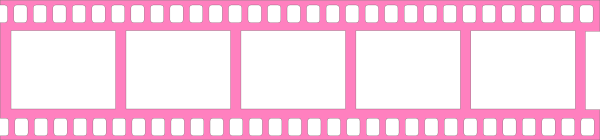Pink Filmstrip Background Transparent PNG Image