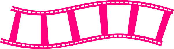 Pink Filmstrip Transparent PNG Image