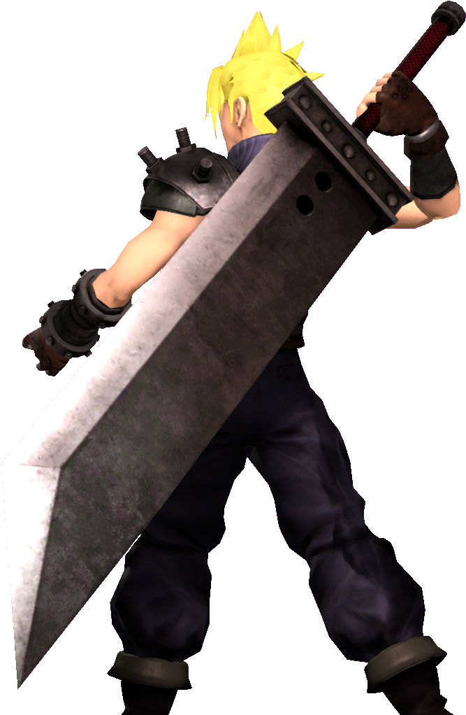 Cloud Strife Transparent PNG Image