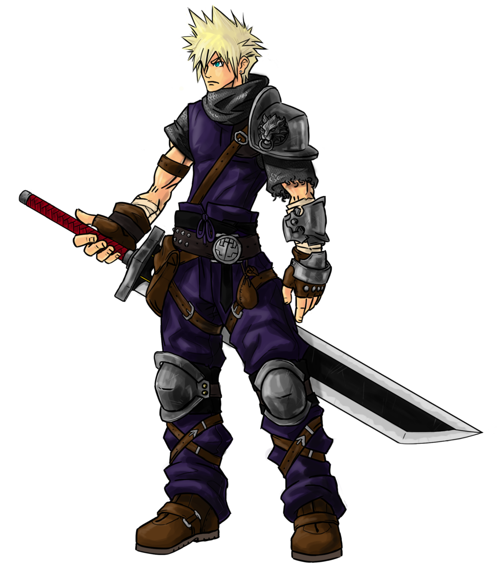 Cloud Strife Transparent PNG Image