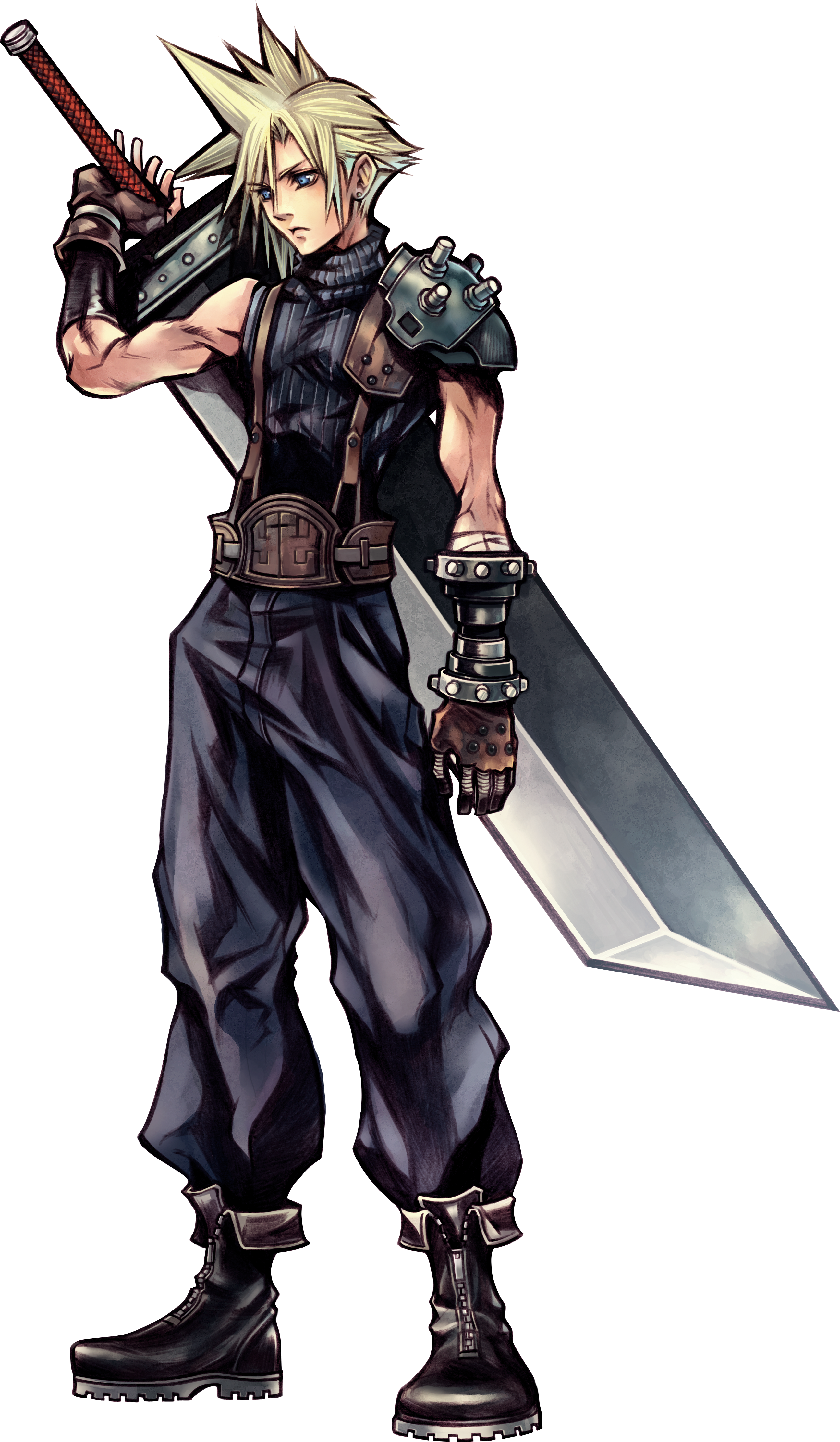 Fantasy Final Cloud Strife Transparent PNG Image
