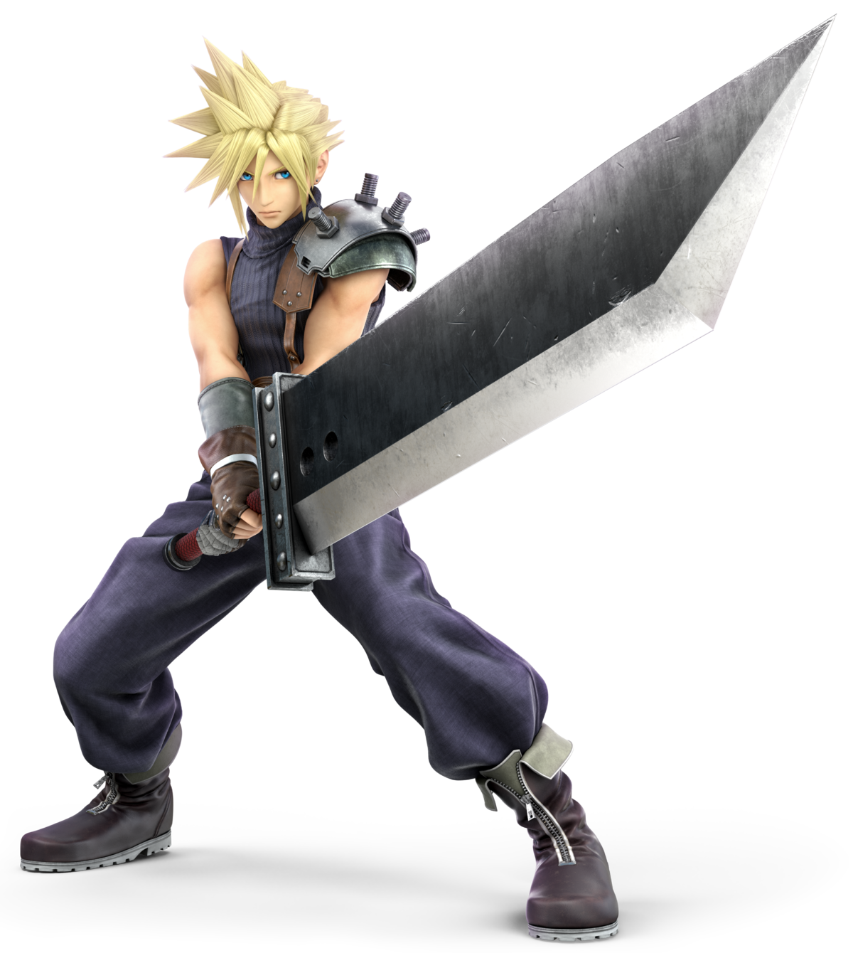 Fantasy Final Cloud Strife Transparent PNG Image
