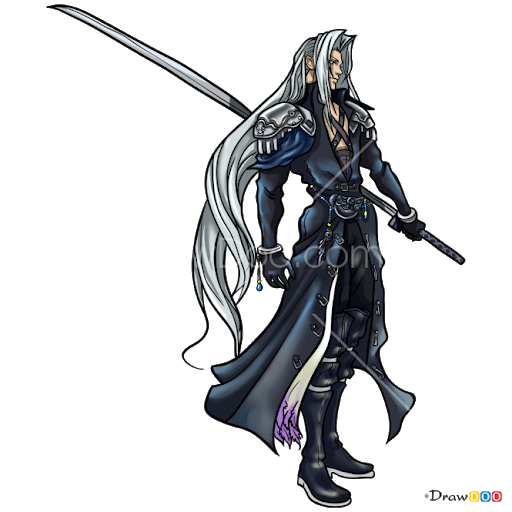Fantasy Final Sephiroth Transparent PNG Image