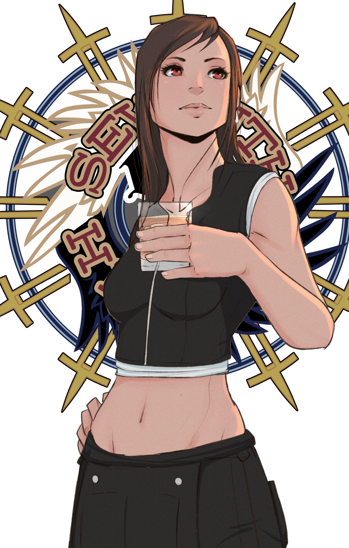 Lockhart Tifa Transparent PNG Image