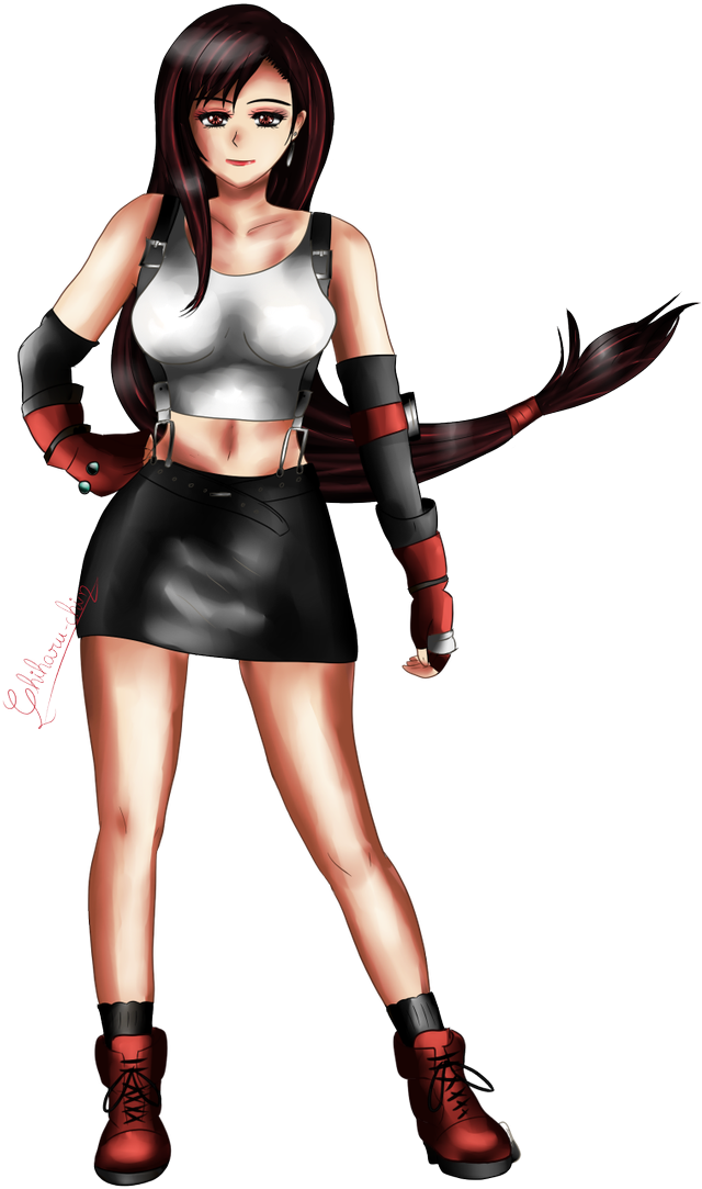 Lockhart Tifa Transparent PNG Image