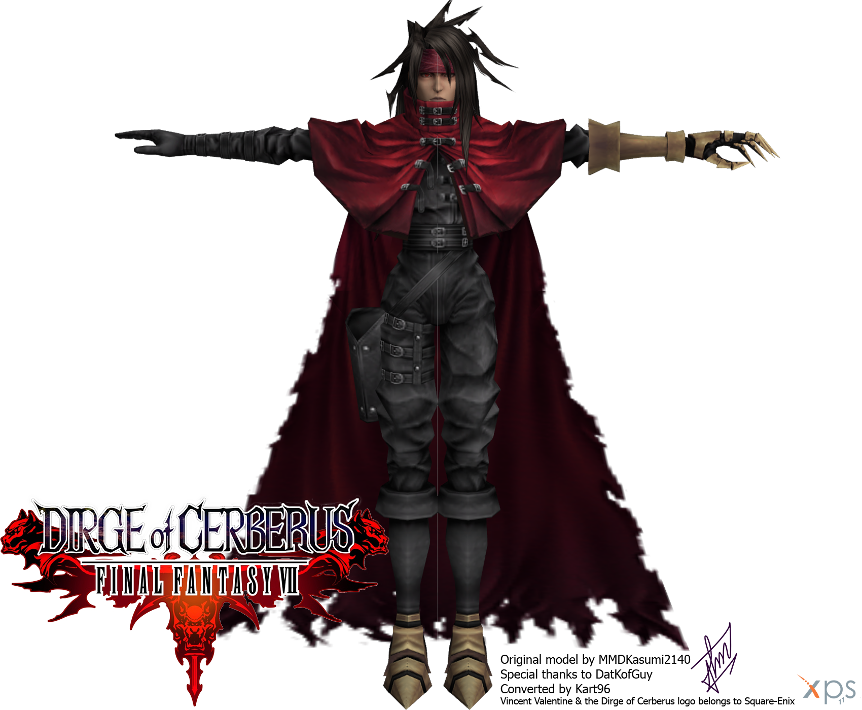 Vincent Valentine Transparent PNG Image
