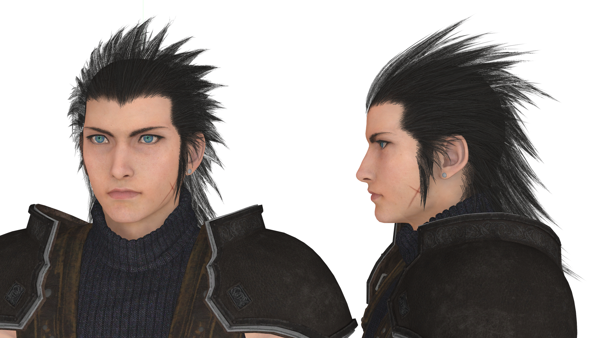Zack Fair File Transparent PNG Image