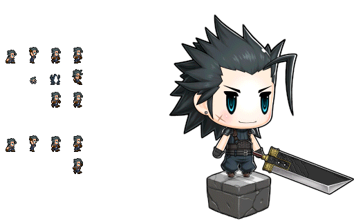 Zack Fair Transparent PNG Image