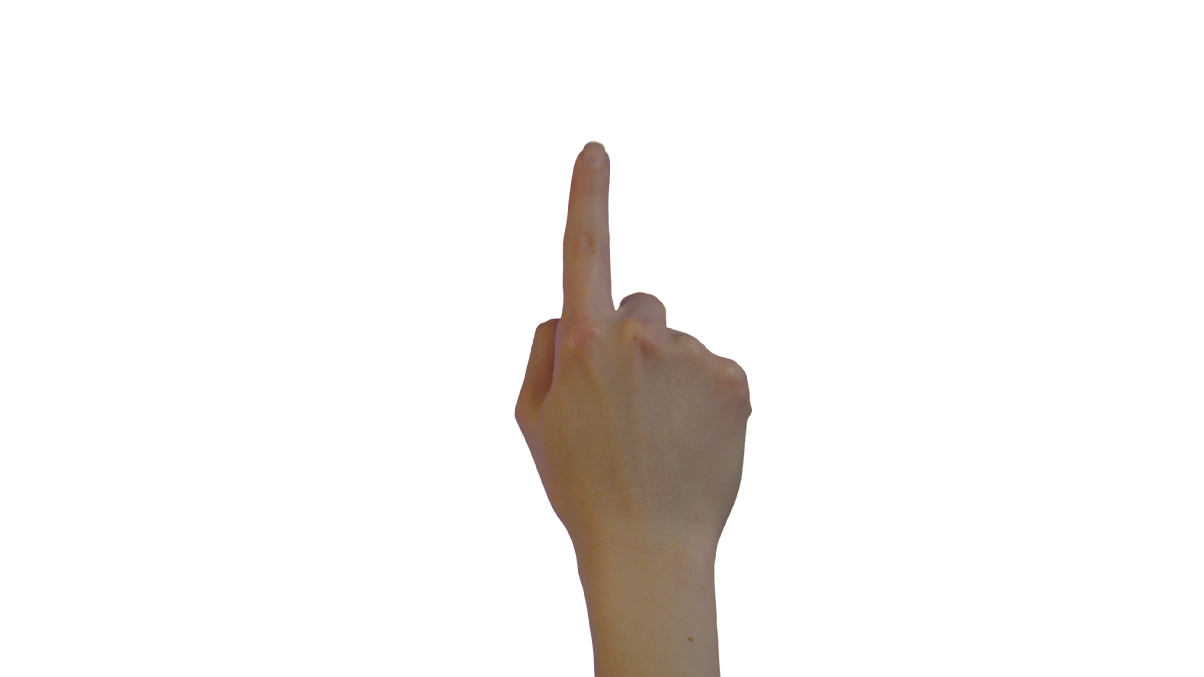 Tap Finger Female Transparent PNG Image