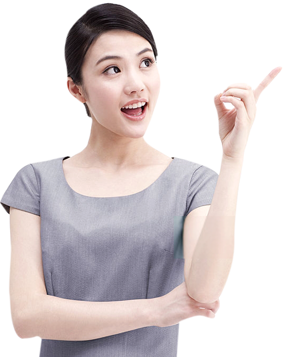Female Pointing Finger Transparent PNG Image