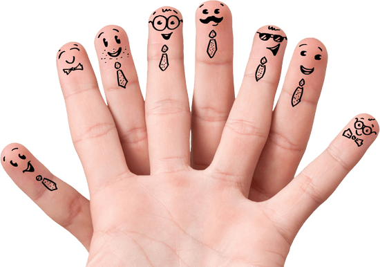 Fingers Transparent PNG Image