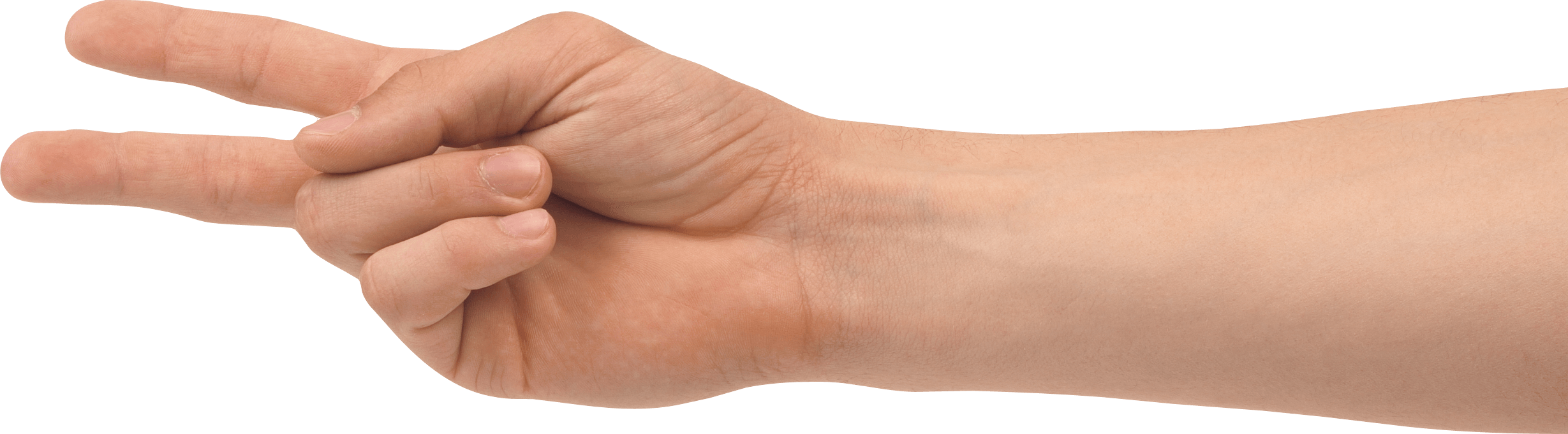 Two Fingers Transparent PNG Image