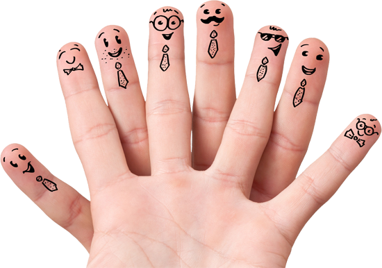 Fingers Transparent PNG Image
