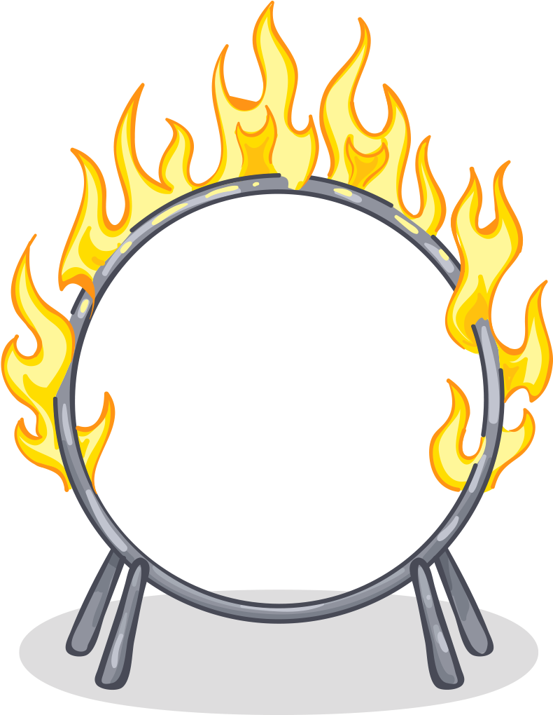 Fire Circle Flame Icon File Transparent PNG Image