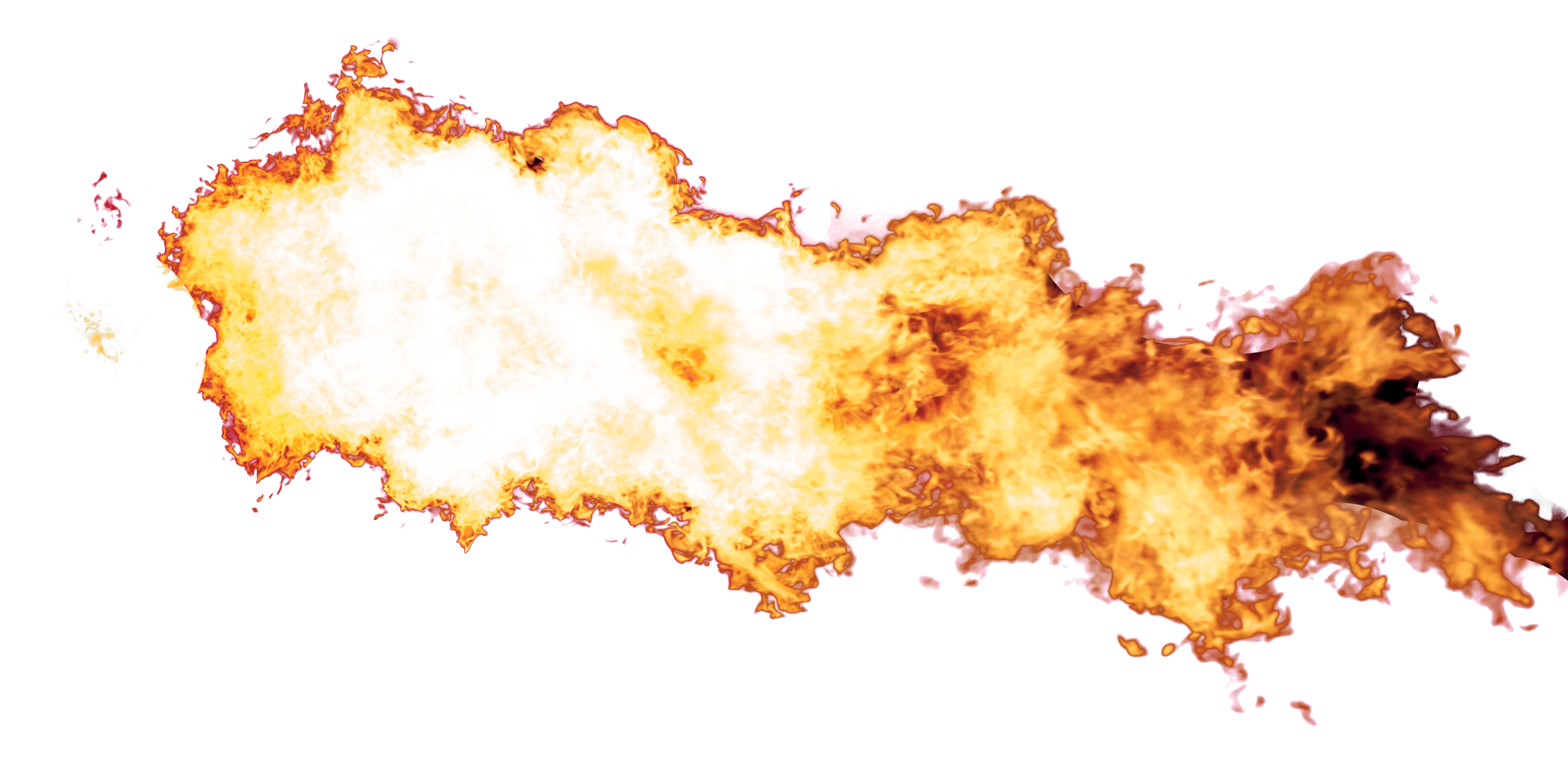Fire Flame Smoke Transparent PNG Image