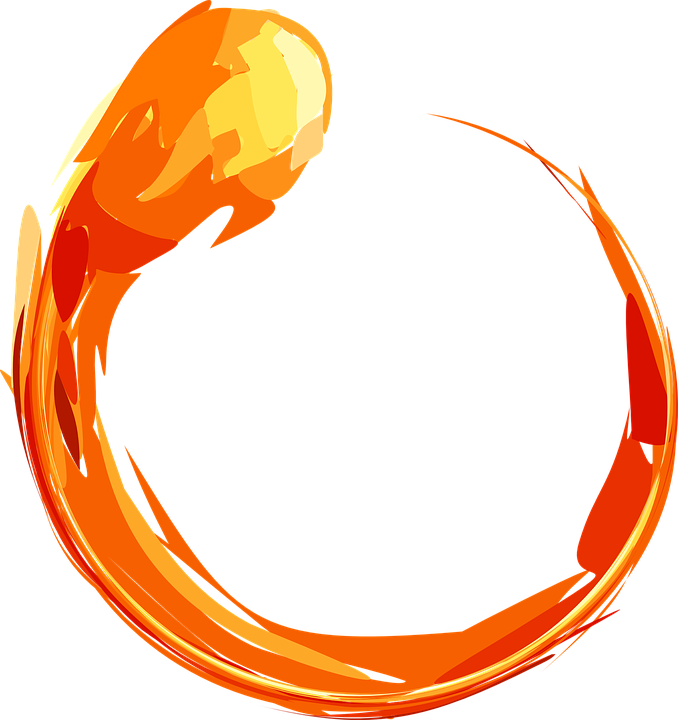 Fire Circle Flame Transparent PNG Image