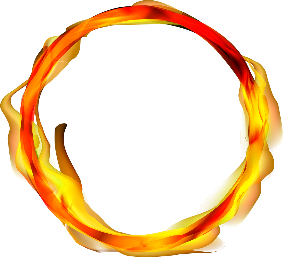 Fire Circle Vector Flame Transparent PNG Image